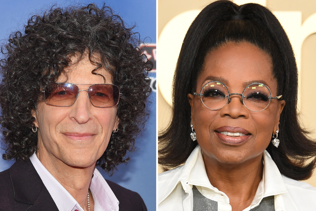 <p>Howard Stern and Oprah Winfrey</p>