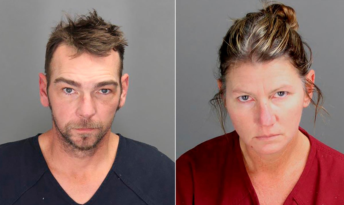 James Crumbley and Jennifer Crumbley, the parents of Ethan Crumbley, in mugshots during their arrest