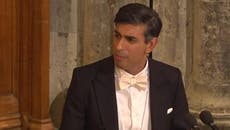 Rishi Sunak warns against ‘simplistic Cold War rhetoric’ on China at Lord Mayor's Banquet