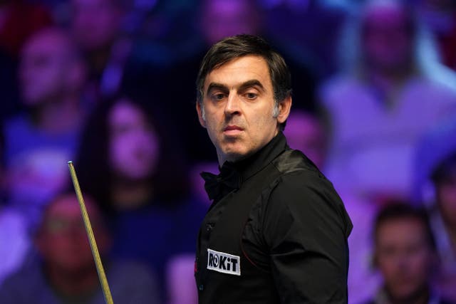 Ronnie O’Sullivan cruised into round two of the BetVictor Scottish Open (Tim Goode/PA)