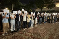 Chinese university students sent home amid protests