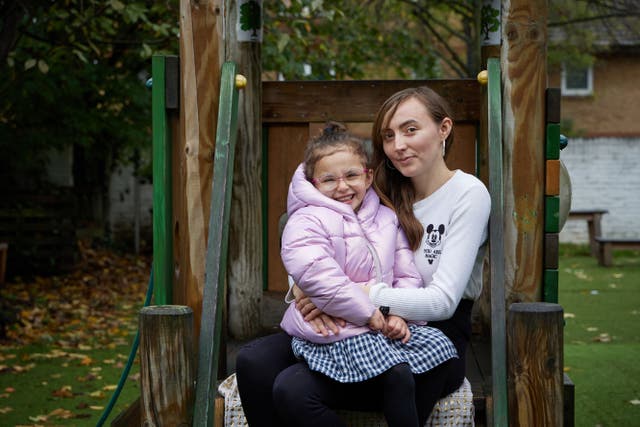 <p>Kayleigh and her four-year-old daughter Alessia</p>