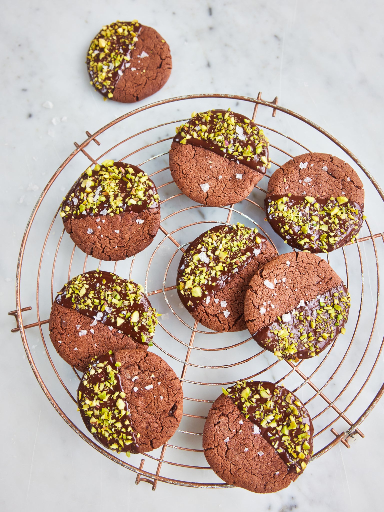 Pistachio and dark chocolate are a match made in heaven