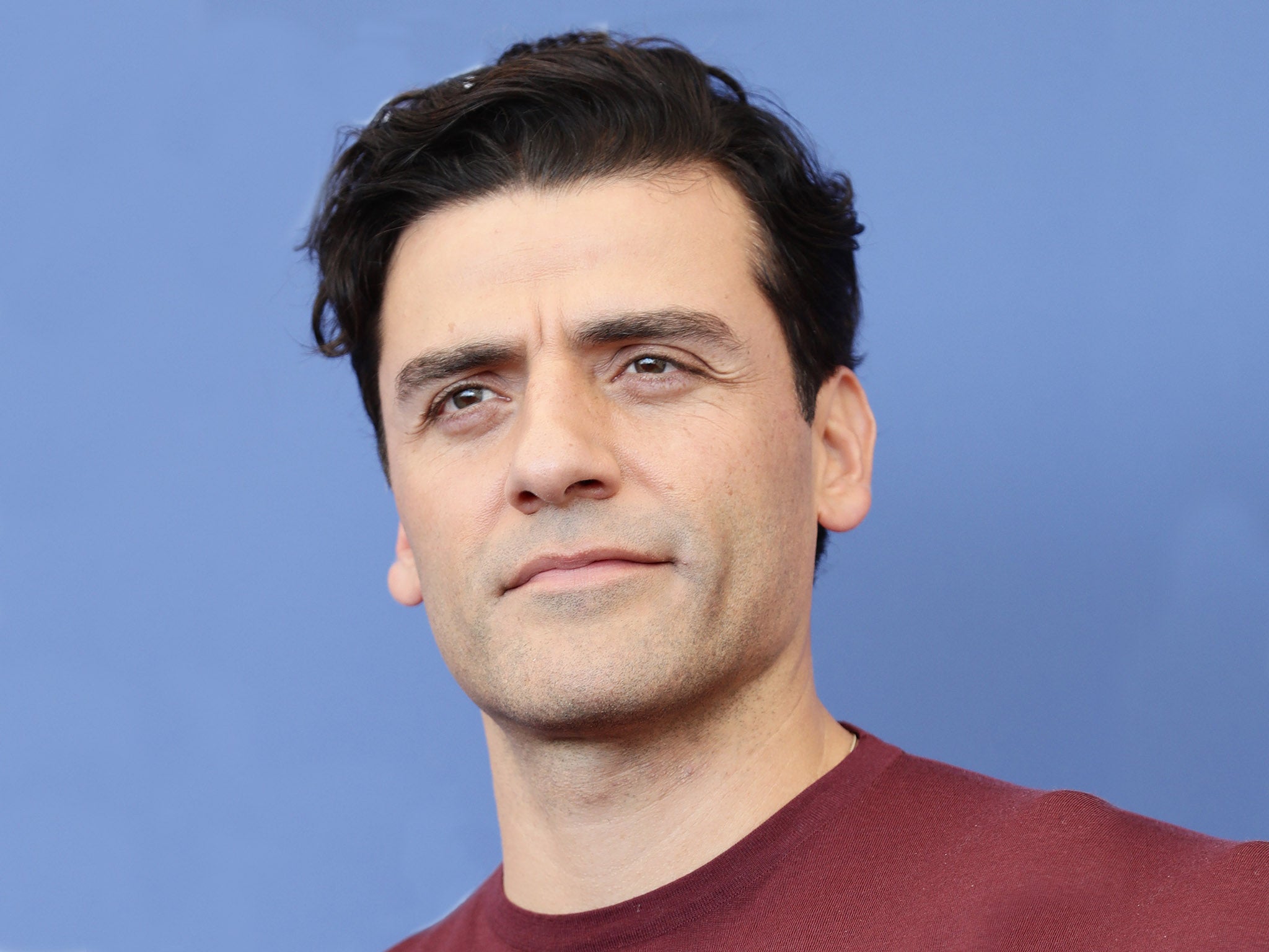 The apparently unconventional looking Oscar Isaac