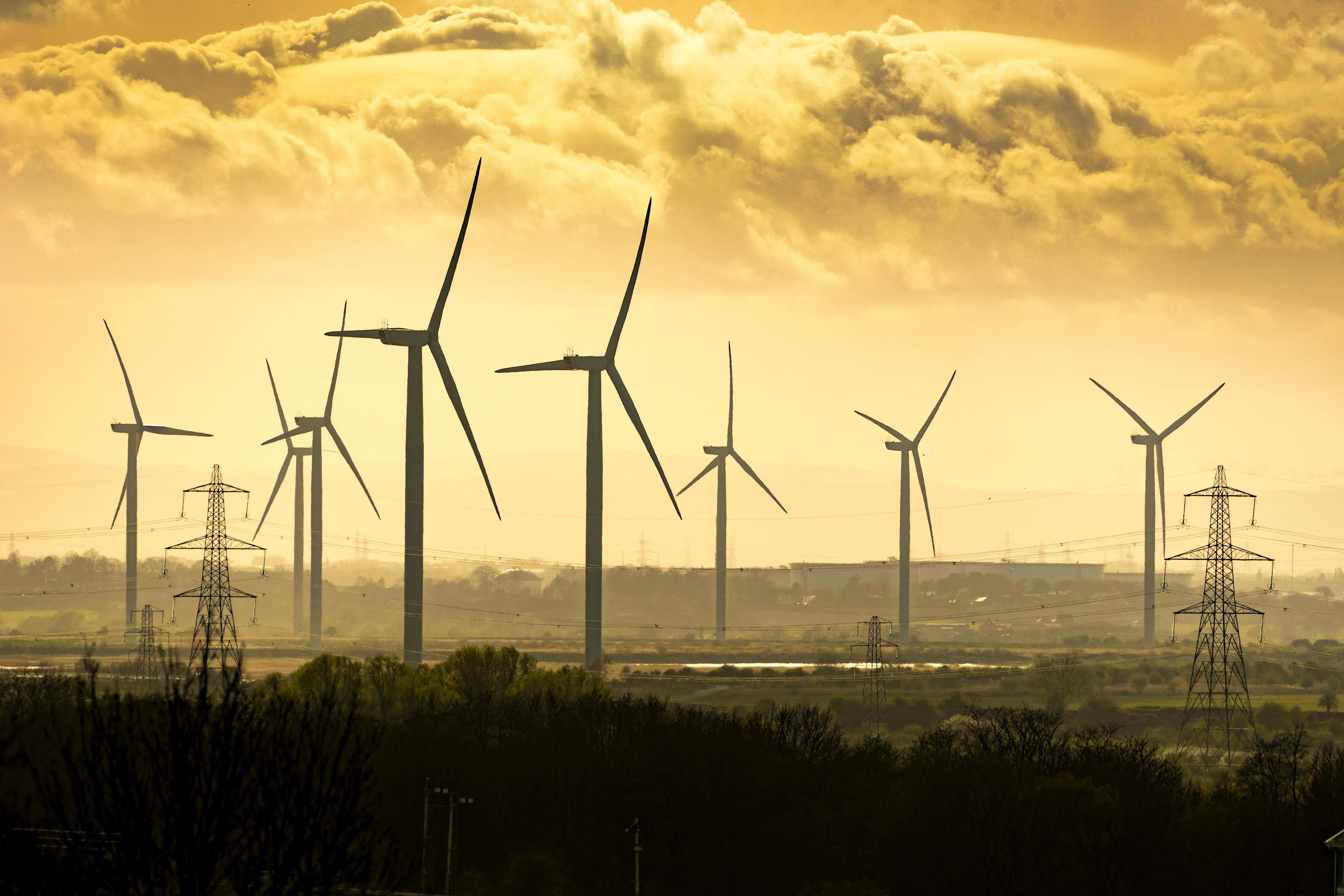 Ed Miliband has urged Grant Shapps to clarify his position on onshore wind farms “once and for all” (Alamy/PA)