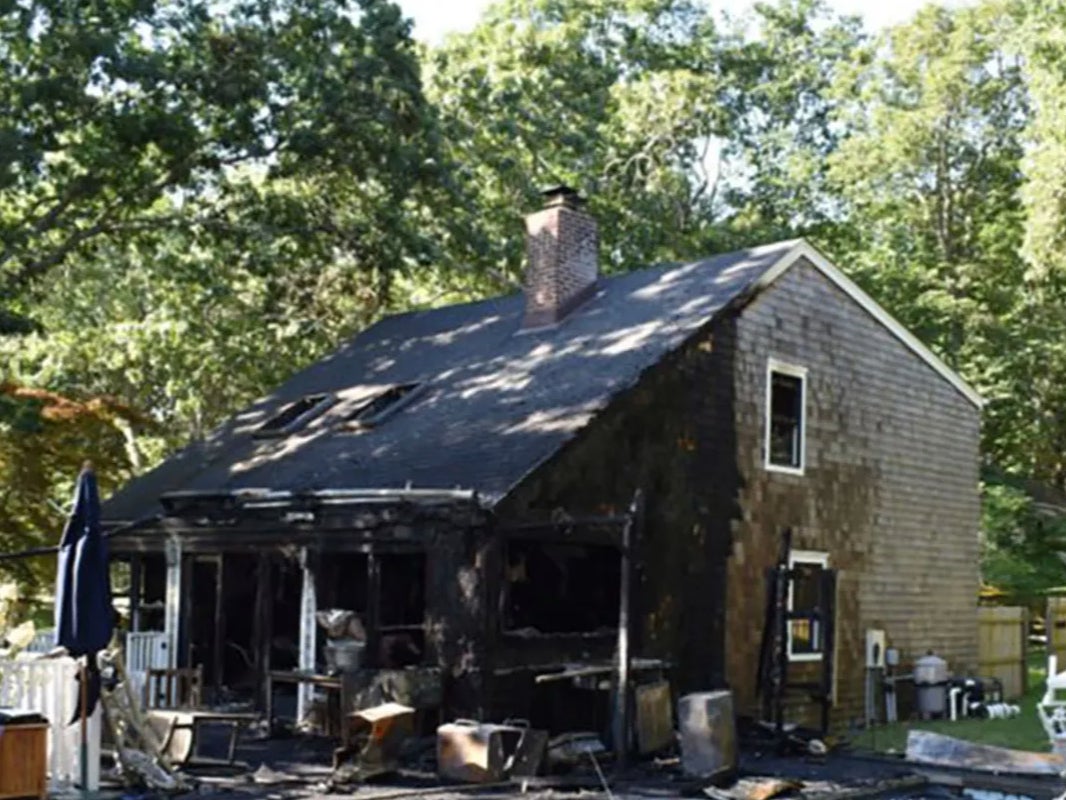 Two sisters were killed in a fire that tore through this rental home in the Hamptons in early August
