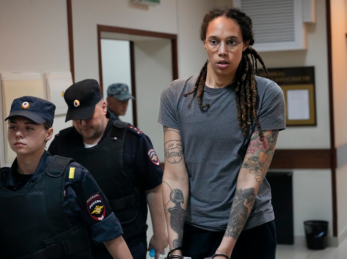 Brittney Griner – live: Biden says WNBA star in ‘good spirits’ after being freed in Russian prisoner swap