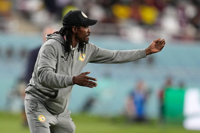 Aliou Cisse has taken Senegal into the last 16 of the World Cup for the first time since 2002 (Natacha Pisarenko/AP)