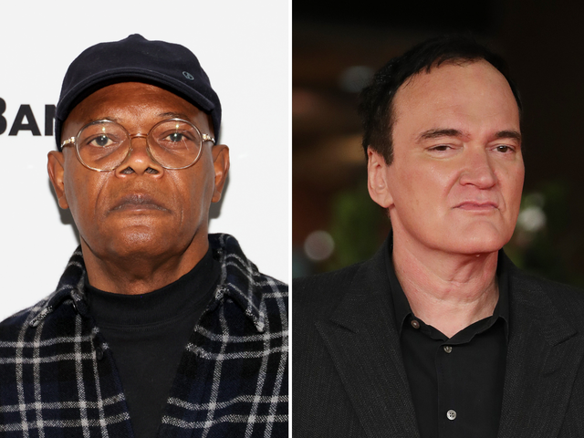 <p>Samuel L Jackson and Quentin Tarantino</p>