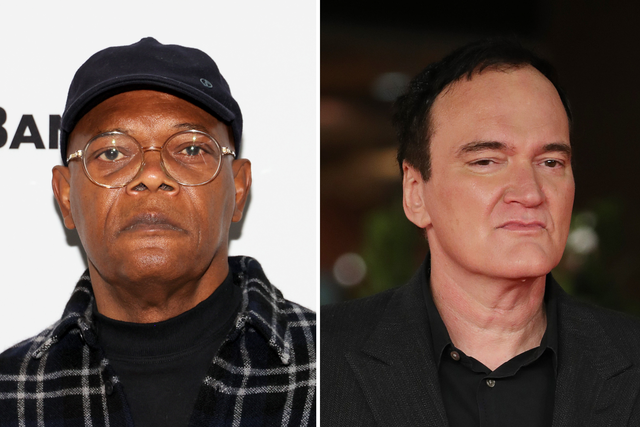 <p>Samuel L Jackson and Quentin Tarantino</p>