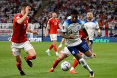 England vs Wales World Cup LIVE: Score, goals and updates as Gareth Bale subbed off at half-time