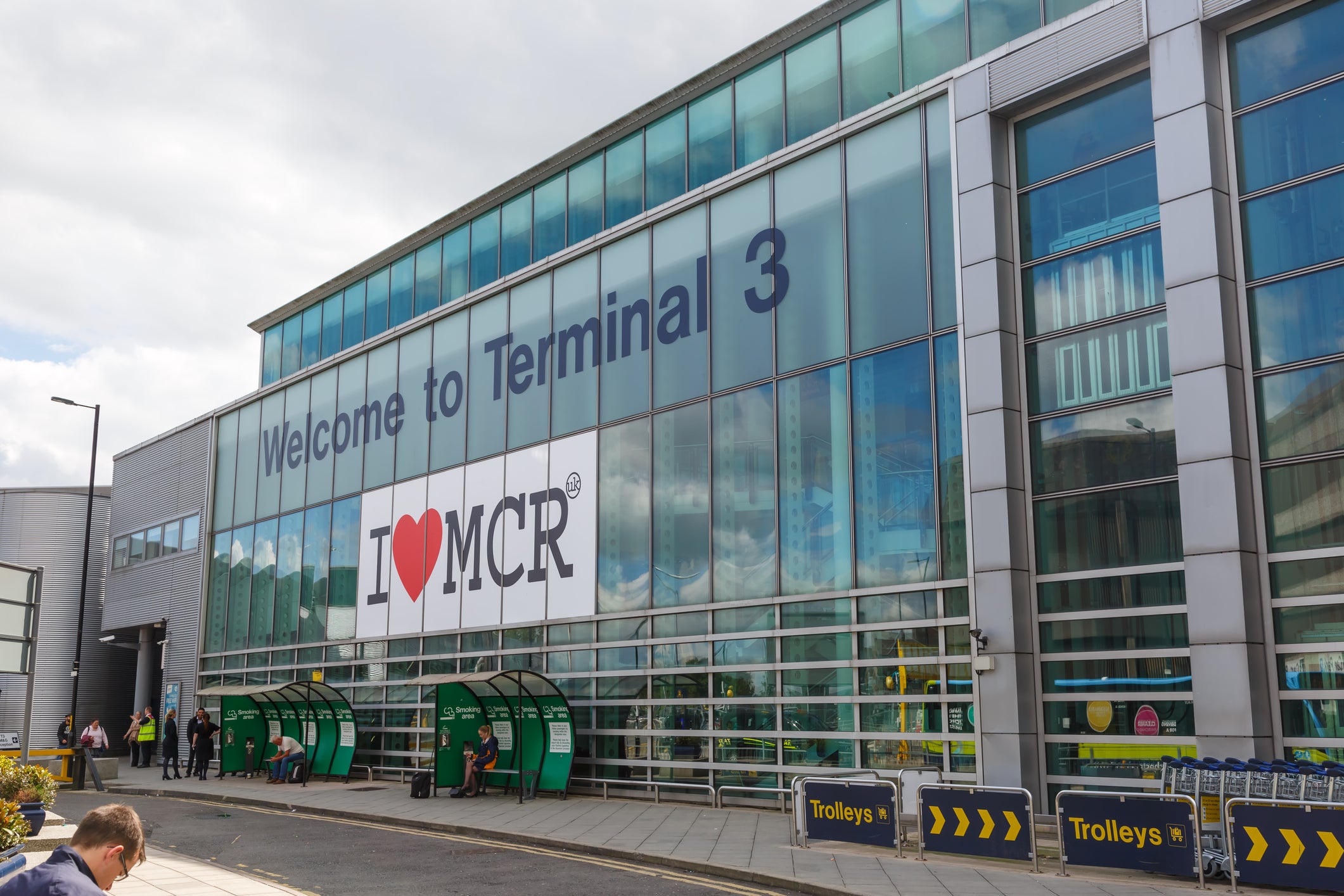 The incident occurred at Manchester Airport