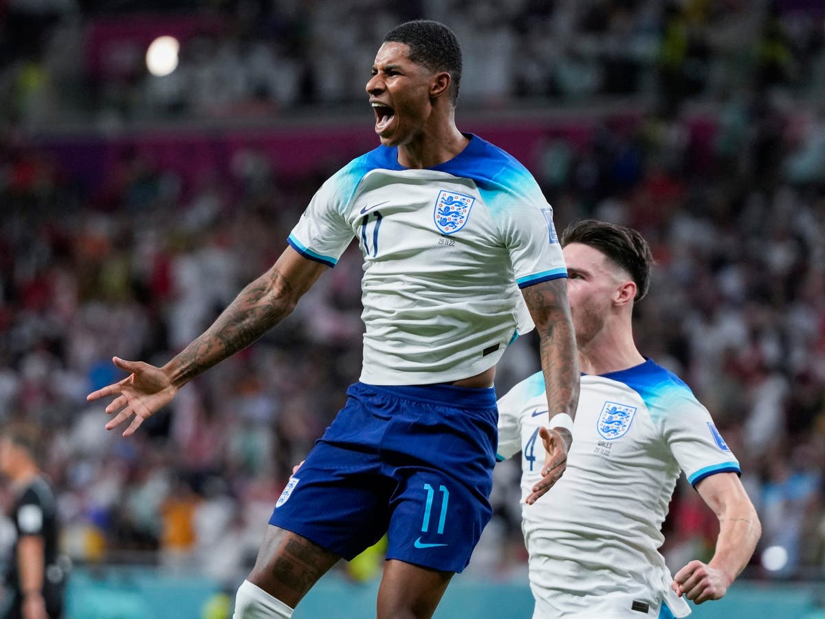 Best photos as England cruise to World Cup victory over Wales