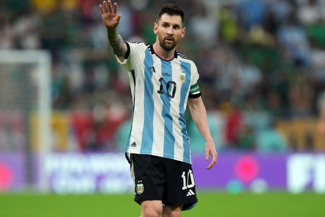 Lionel Messi has already scored twice in Qatar (Martin Rickett/PA)