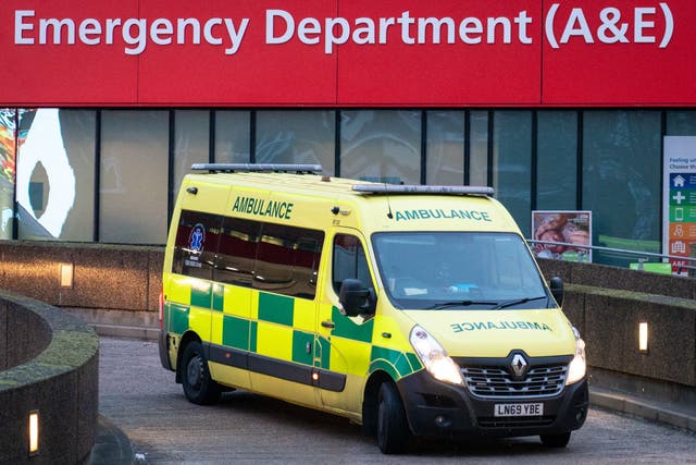 <p>Ambulance service response times will be ‘stretched’ an NHS boss has warned (PA)</p>