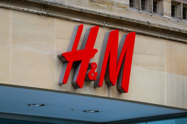 Fashion retailer H&M is to axe 1,500 jobs as part of a global restructuring programme (Mike Egerton/PA)