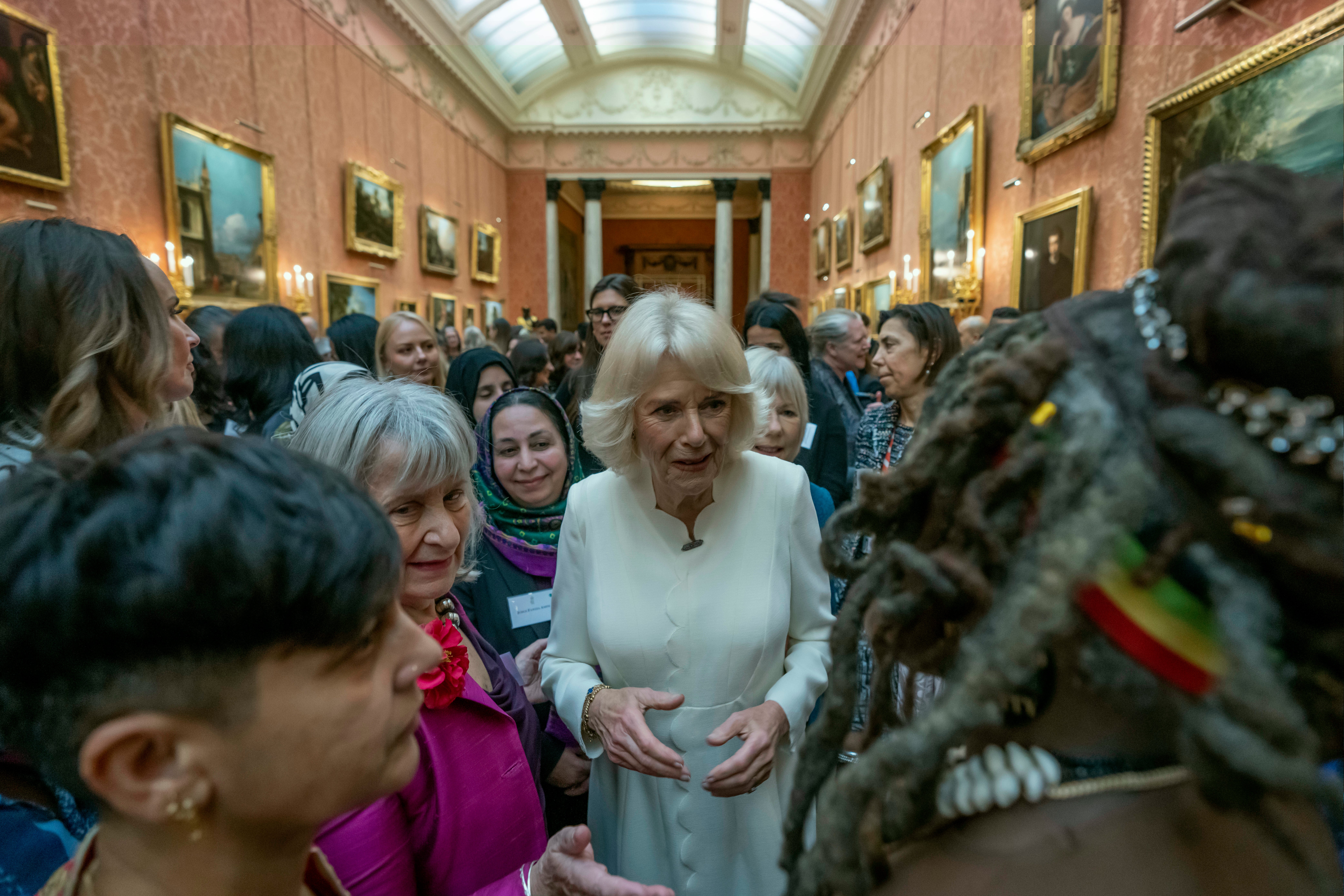 Ms Fulani was attending the event hosted by Queen Consort Camilla