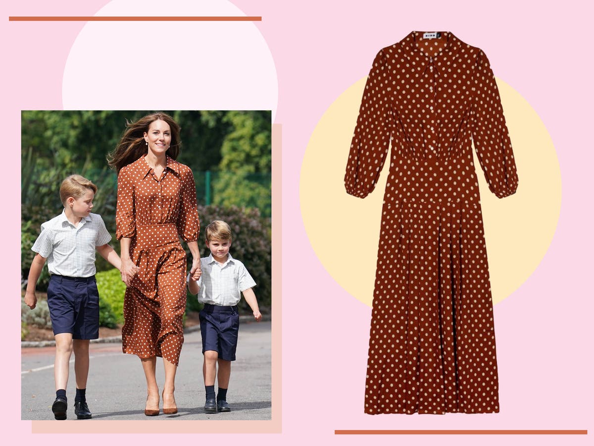 Kate Middleton’s Rixo polka-dot dress is back