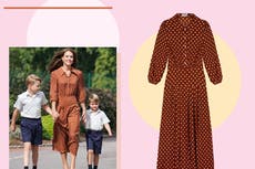 Kate Middleton’s Rixo polka-dot dress is back in stock for winter