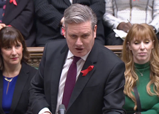 Why were MPs wearing red ribbons at PMQs?