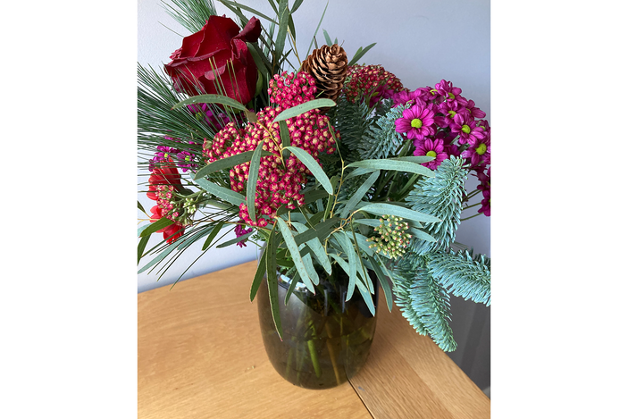 Interflora Christmas bouquet