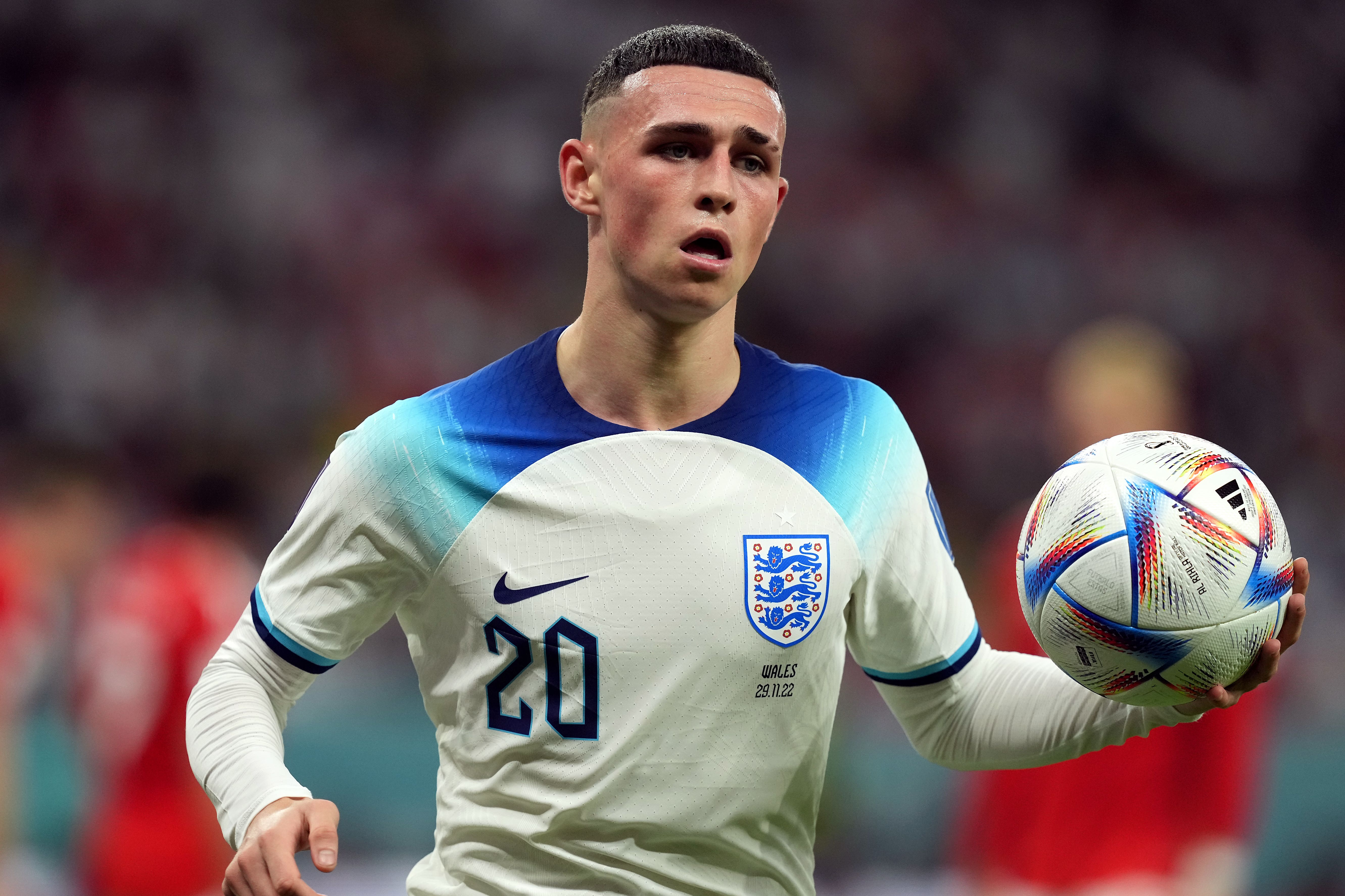 Phil Foden described his World Cup goal for England against Wales as the ‘best moment of my career’ (Martin Rickett/PA)