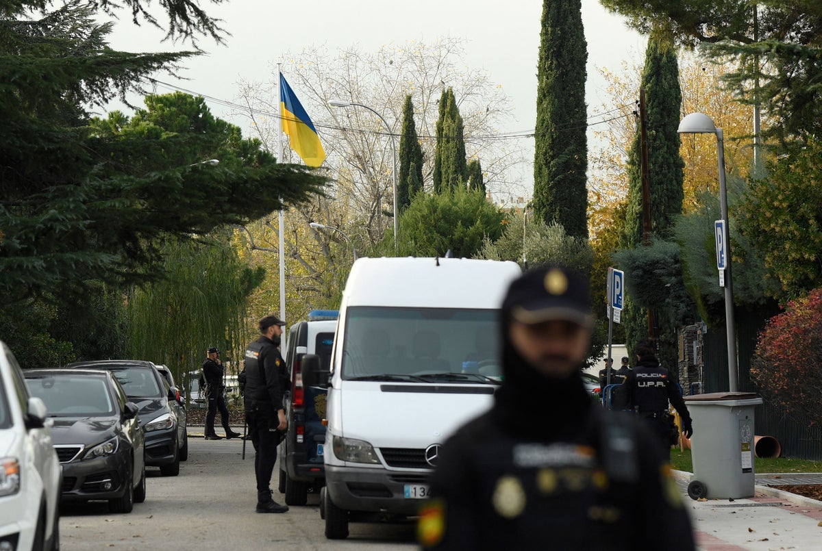 Ukraine news – live: Letter bomb at embassy in Madrid sees ‘urgent’ calls for more security