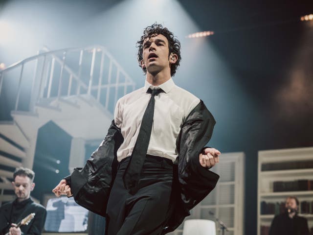 <p>The 1975 perform at the Kia Forum, Los Angeles</p>