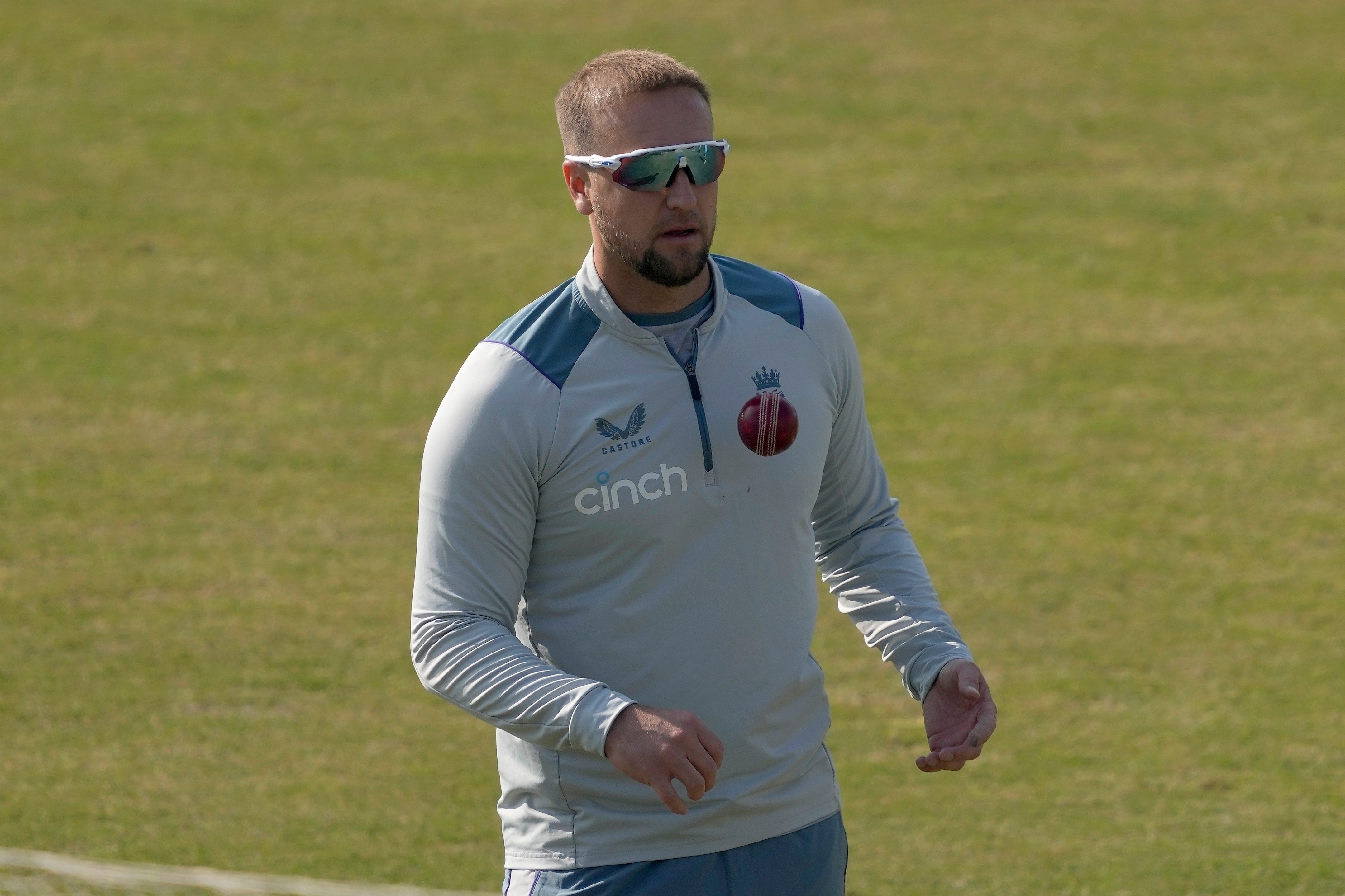 Liam Livingstone is set for his England Test debut (Anjum Naveed/AP)