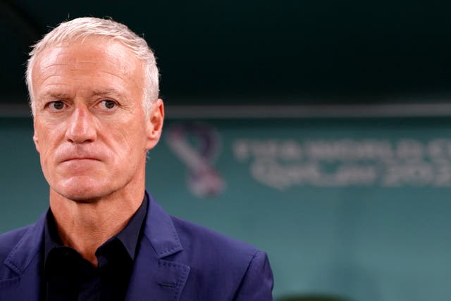 Didier Deschamps made nine changes to face Tunisia (Nick Potts/PA)