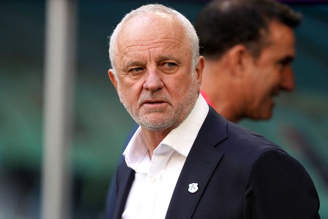 Australia manager Graham Arnold is preparing for the World Cup knockout stages (Mike Egerton/PA)