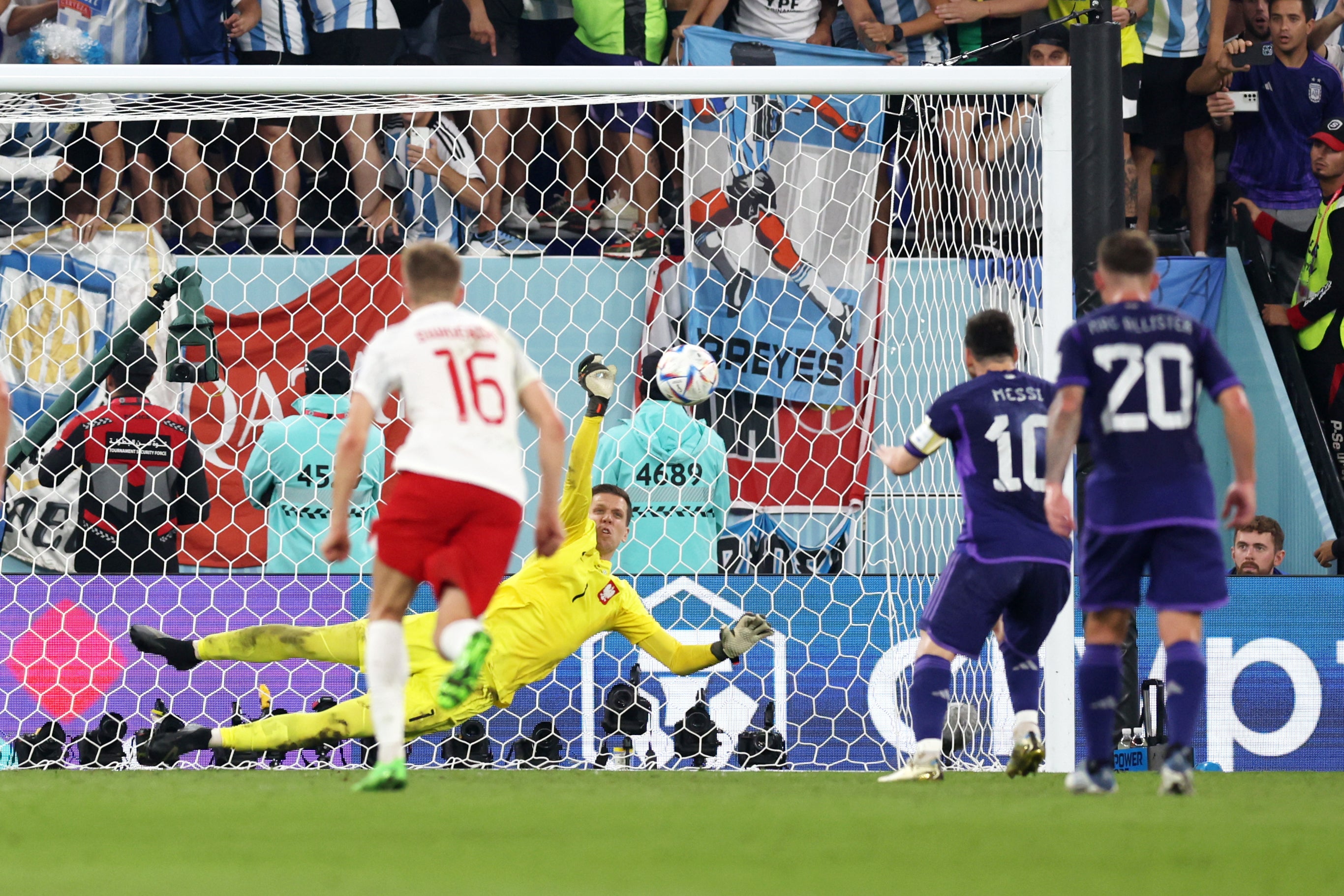 Lionel Messi won then took a controversial penalty, which Wojciech Szczesny saved