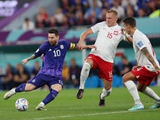 Poland vs Argentina LIVE: World Cup 2022 latest score, goals and updates as Messi and Lewandowski start