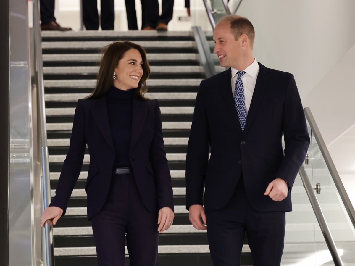 What are Prince William and Kate Middleton doing in Boston?