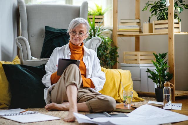 Sitting on the floor more often could help you live longer, according to one expert (Alamy/PA)