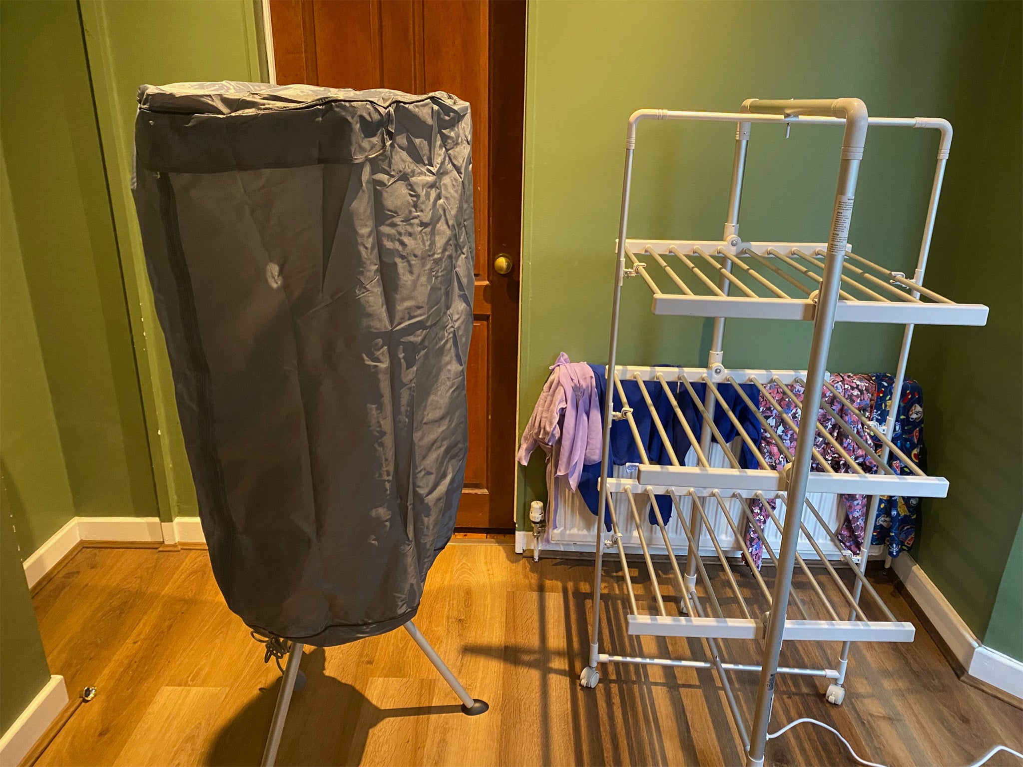 Running a heated clothes airer costs between an estimated 10p and 20p an hour
