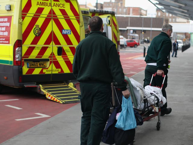 <p>NHS waiting times have hit record levels in England (file image) </p>