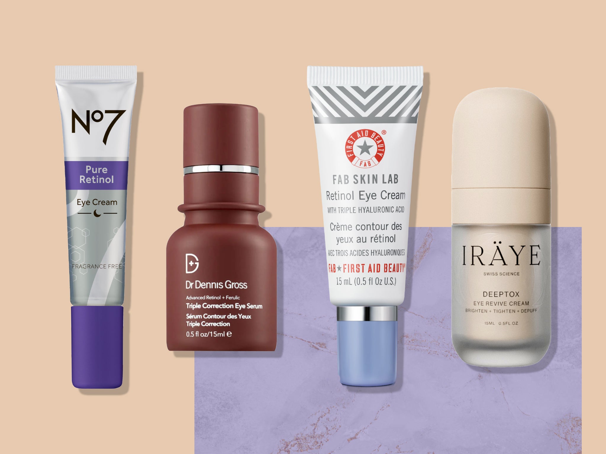 Best retinol eye creams and serums 2023 Effective smoothing, anti-ageing skincare The Independent