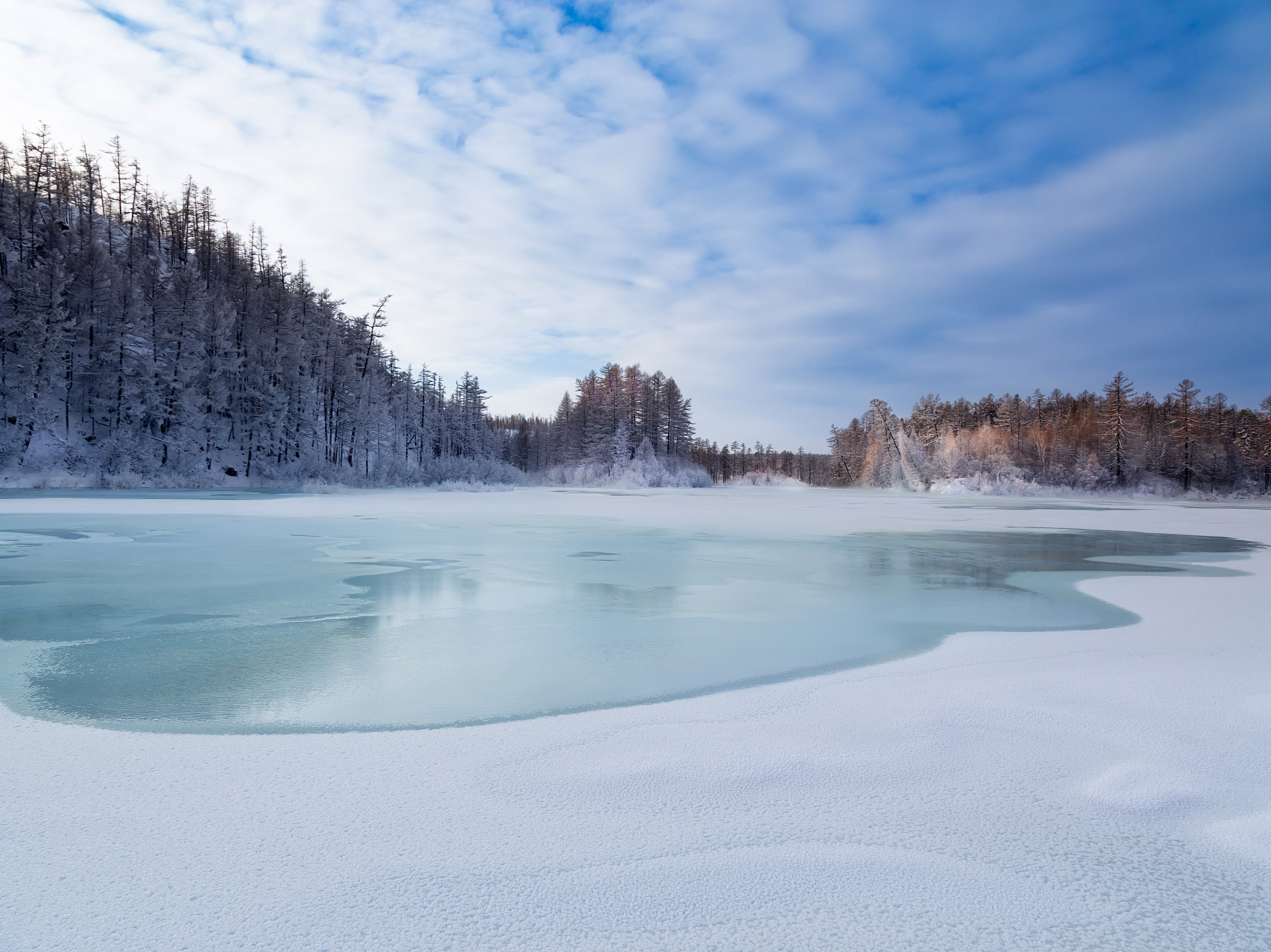 A frozen lake in Yakutia in northeastern Russia was apparently home to one virus