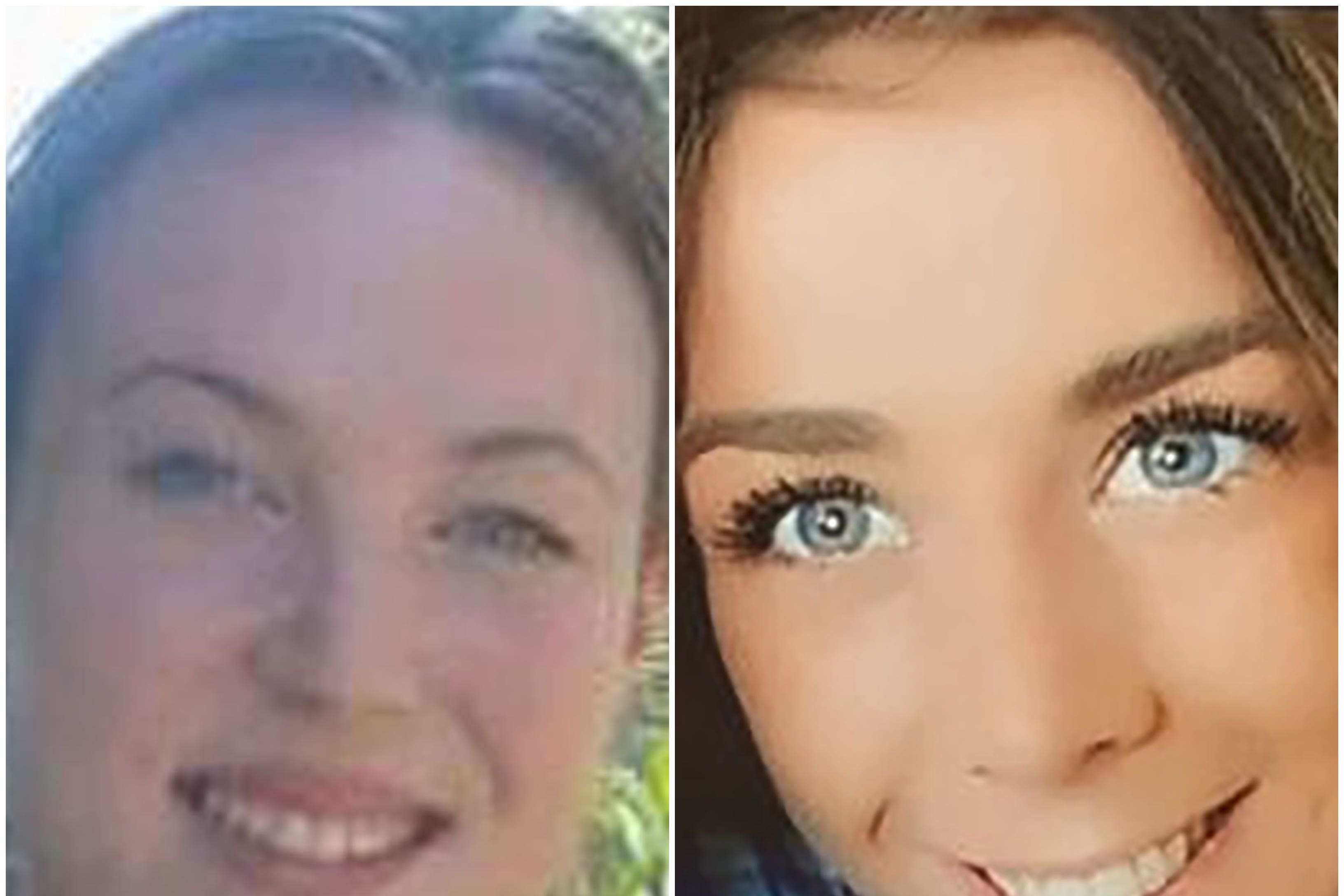 Leah Ware and Alexandra Morgan (Sussex Police/PA)