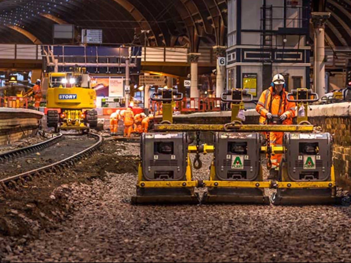 All the rail engineering works happening over the Christmas period