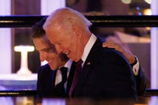 Biden Macron news – live: President condemned over ‘fancy’ French state dinner