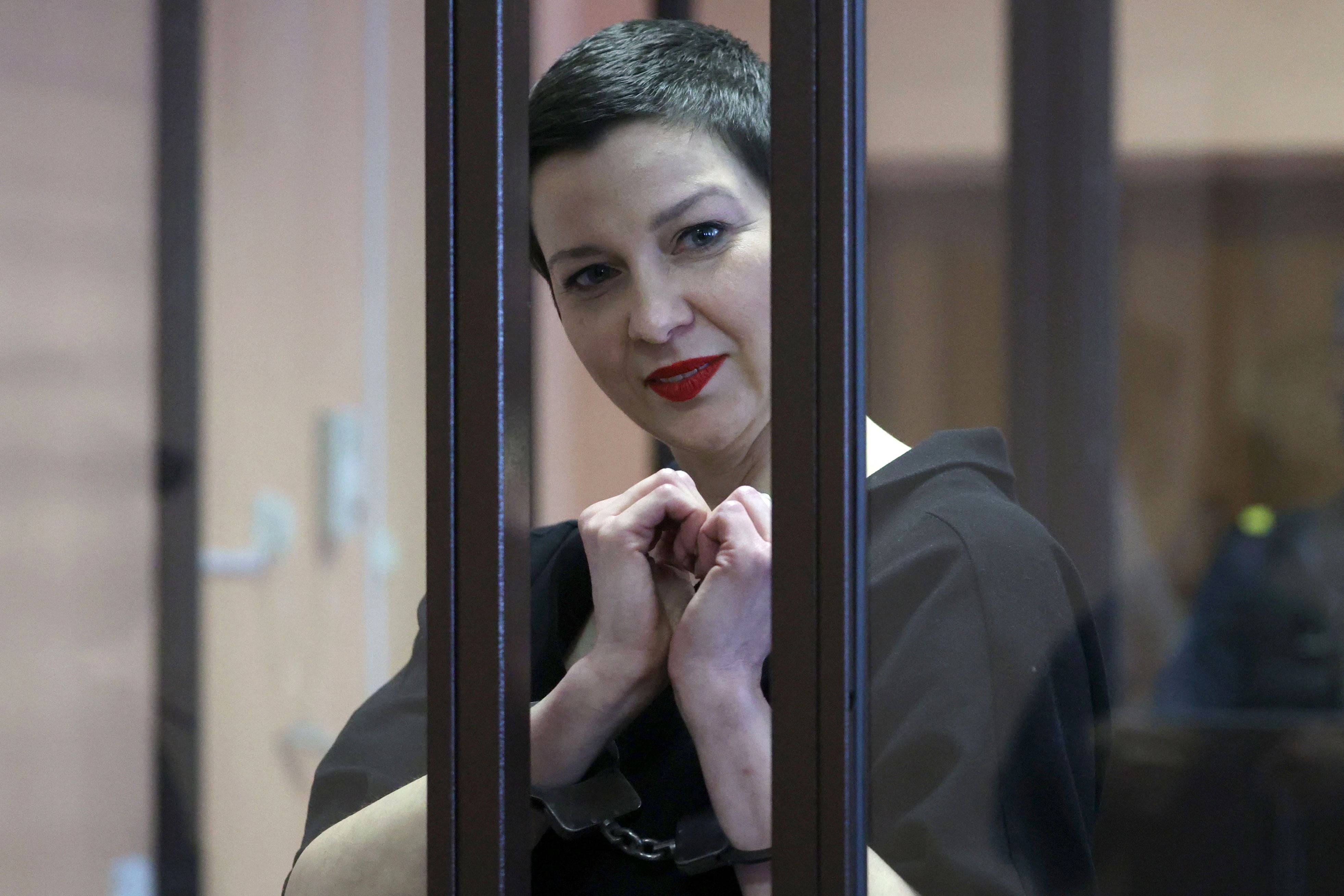 Maria Kolesnikova was sentenced to 11 years in prison for role in protests against Lukashenko (file photo)
