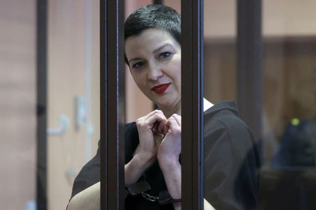 <p>Maria Kolesnikova was sentenced to 11 years in prison for role in protests against Lukashenko (file photo) </p>