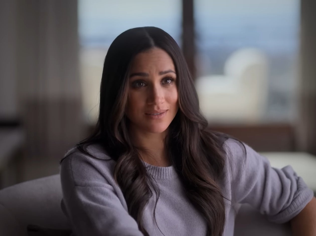Meghan Markle in the forthcoming Netflix documentary programme ‘Harry & Meghan'