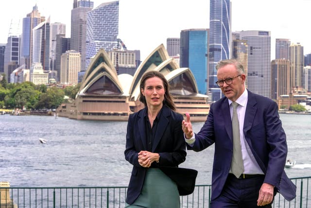 <p>Australia Finland PM Visit</p>