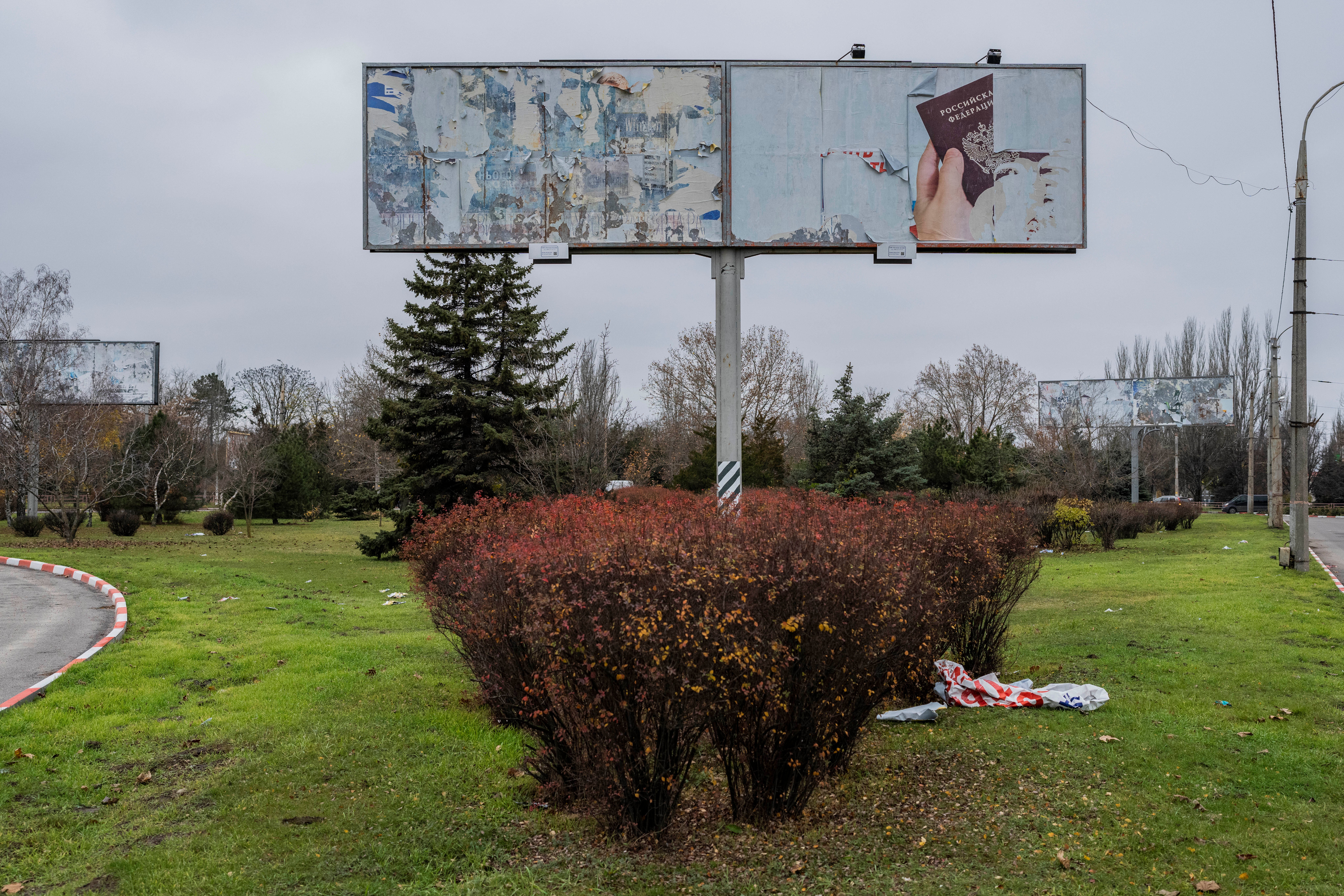 Russia Ukraine War Billboards Photo Gallery