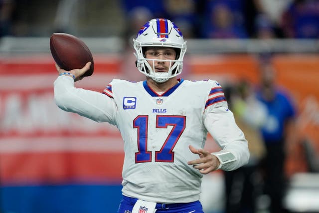 <p>The Buffalo Bills earned their first victory in the AFC East this season as they defeated the New England Patriots 24-10 to move to the top of their division (Paul Sancya/AP)</p>