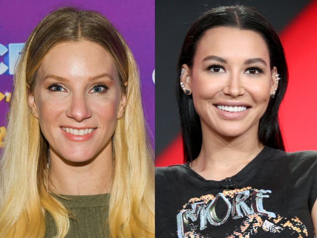 <p>‘Glee’ co-stars Heather Morris and Naya Rivera reportedly shared a close relationship </p>