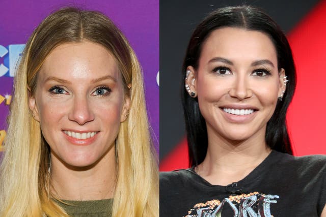 <p>‘Glee’ co-stars Heather Morris and Naya Rivera reportedly shared a close relationship </p>